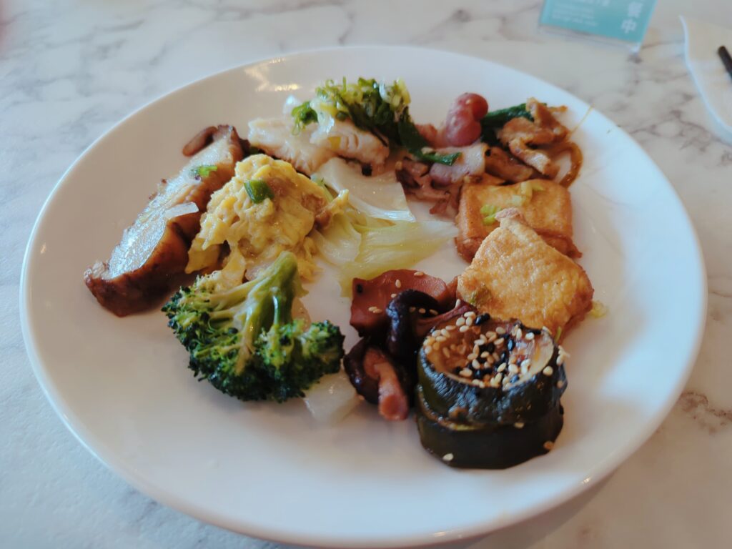 煙波早餐菜色
